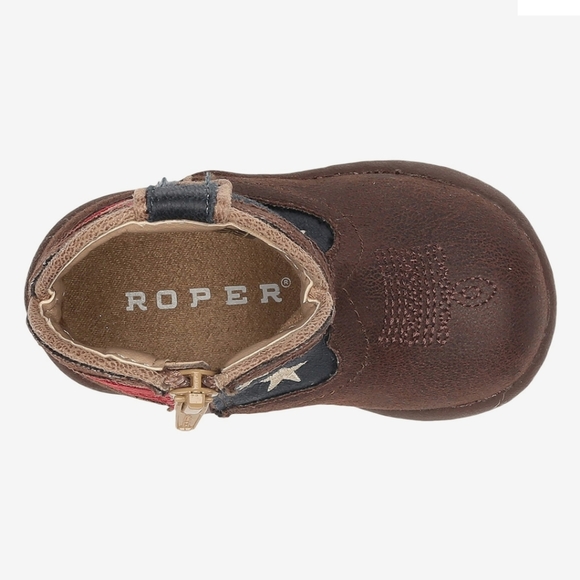 Host Pick Roper American Patriot Boots Size 4 - Picture 3 of 6